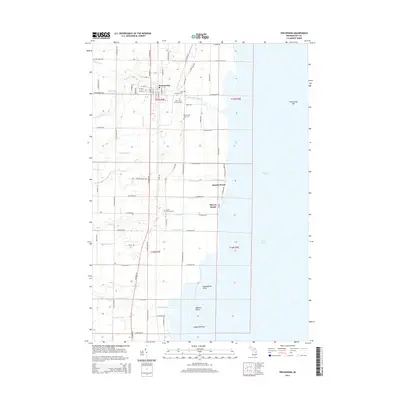 2014 Map of Pinconning, 2014 Print