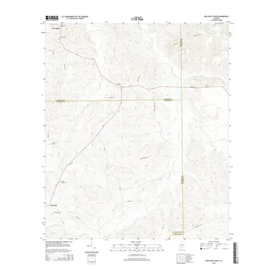 2014 Map of Pine Apple South, 2014 Print