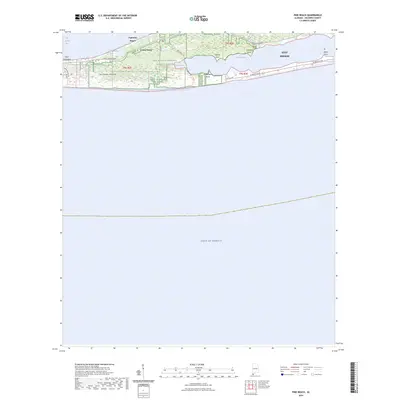 2024 Map of Pine Beach, 2024 Print