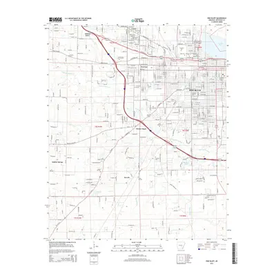 2014 Map of Pine Bluff, 2014 Print