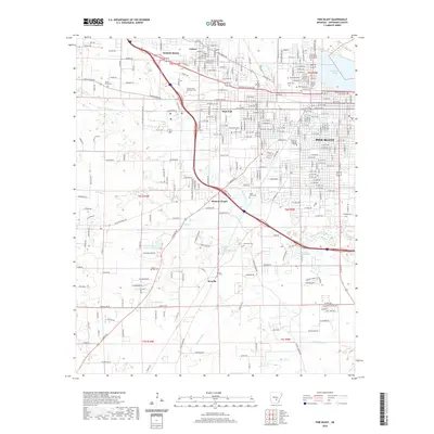 2020 Map of Pine Bluff, 2020 Print