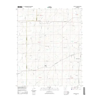 2014 Map of Pine Bluff NW, 2014 Print