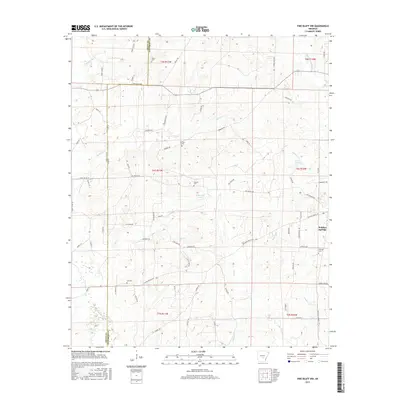2017 Map of Pine Bluff NW, 2017 Print