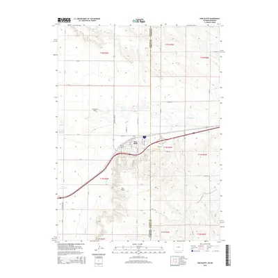 2015 Map of Pine Bluffs, 2015 Print