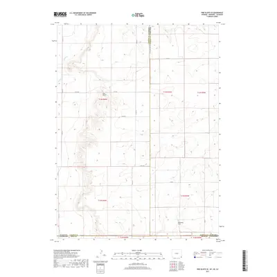 2017 Map of Pine Bluffs SE, 2017 Print