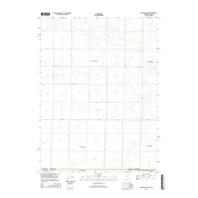 2015 Map of Pine Bluffs SW, 2015 Print