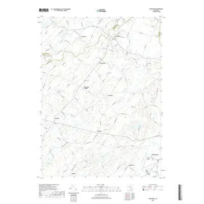 2019 Map of Pine Bush, 2019 Print