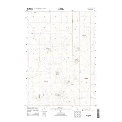 2013 Map of Pine Butte, 2013 Print