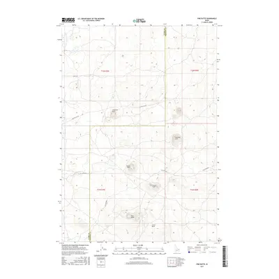 2017 Map of Pine Butte, 2017 Print