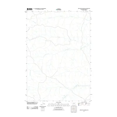 2011 Map of Pine Butte School, 2011 Print