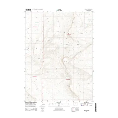2015 Map of Pine Butte, 2015 Print