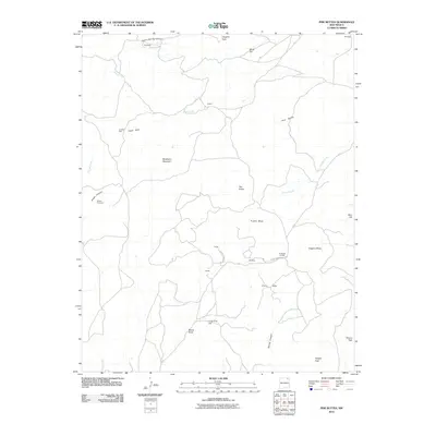 2010 Map of Pine Buttes, 2010 Print