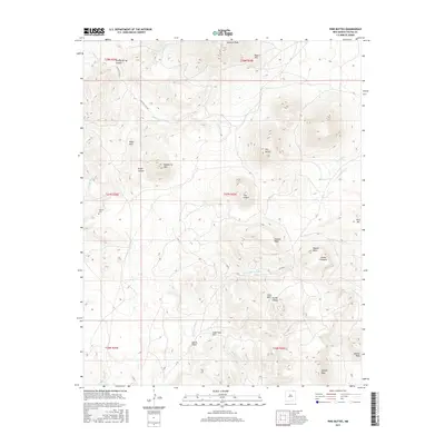 2017 Map of Pine Buttes, 2017 Print