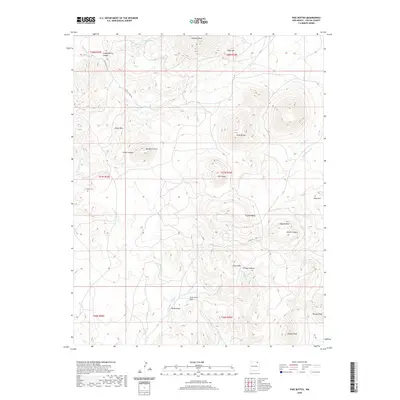 2020 Map of Pine Buttes, 2020 Print