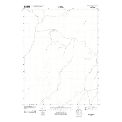 2011 Map of Pine Canyon, 2011 Print
