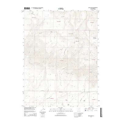 2014 Map of Pine Canyon, 2014 Print