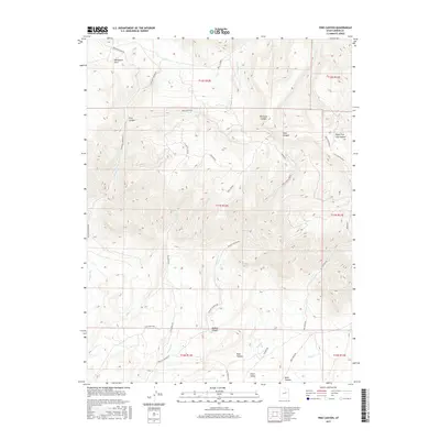 2017 Map of Pine Canyon, 2017 Print