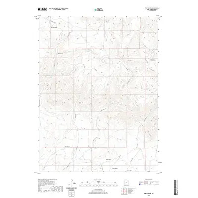 2020 Map of Pine Canyon, 2020 Print
