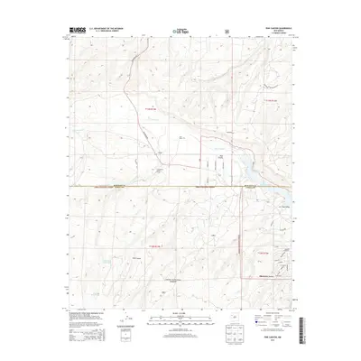 2013 Map of Pine Canyon, 2013 Print