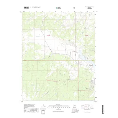 2020 Map of Pine Canyon, 2020 Print