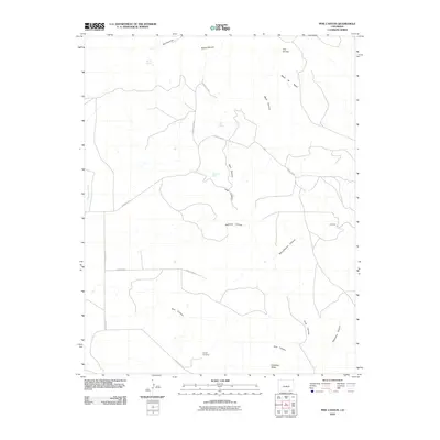 2010 Map of Pine Canyon, 2010 Print