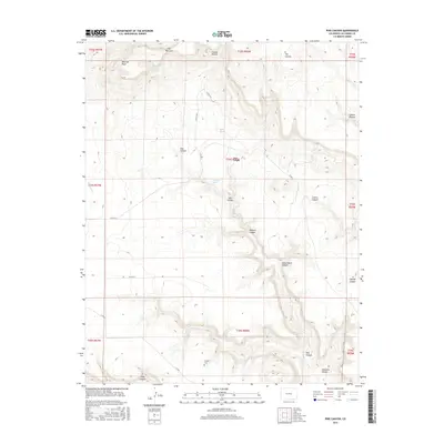 2016 Map of Pine Canyon, 2016 Print