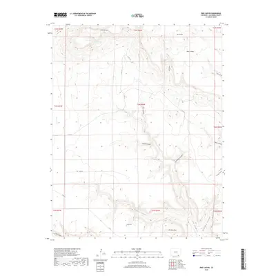 2019 Map of Pine Canyon, 2019 Print