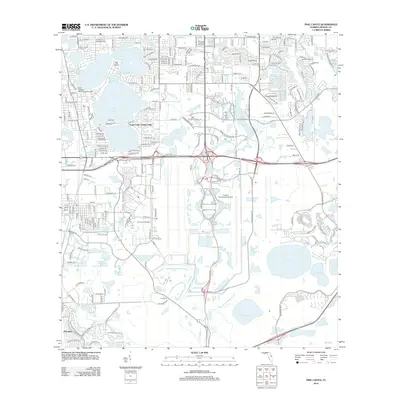 2012 Map of Pine Castle, 2012 Print
