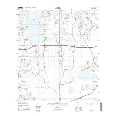 2015 Map of Pine Castle, 2015 Print
