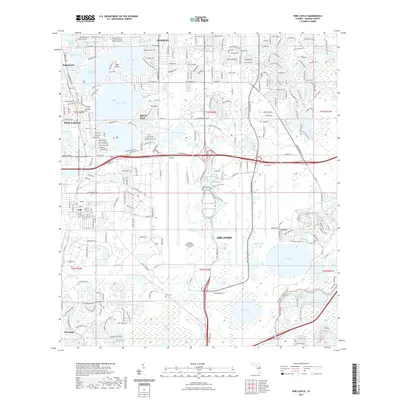 2021 Map of Pine Castle, 2021 Print