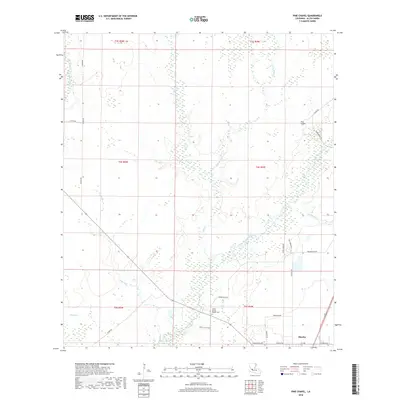 2018 Map of Pine Chapel, 2018 Print