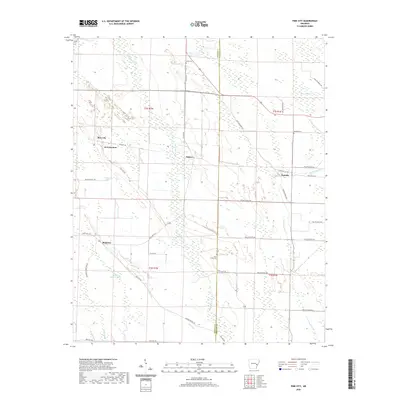 2020 Map of Pine City, 2020 Print
