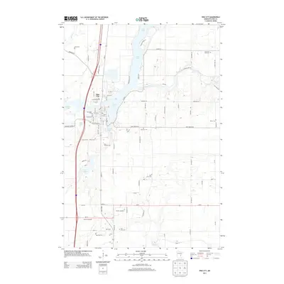 2013 Map of Pine City, 2013 Print