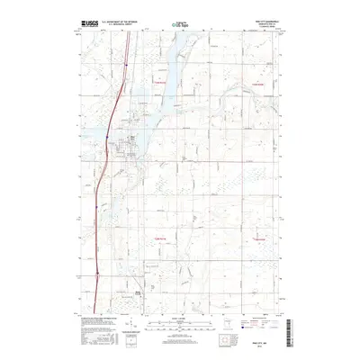 2016 Map of Pine City, 2016 Print