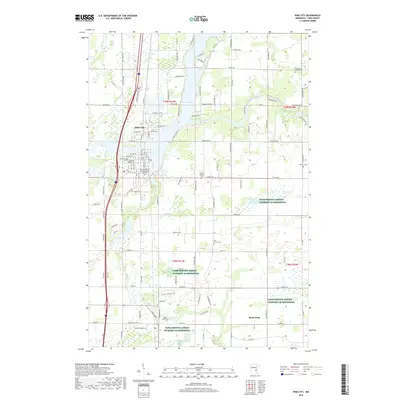 2019 Map of Pine City, 2019 Print