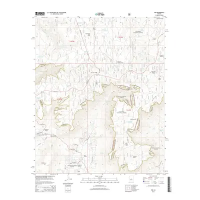 2014 Map of Pine, 2014 Print