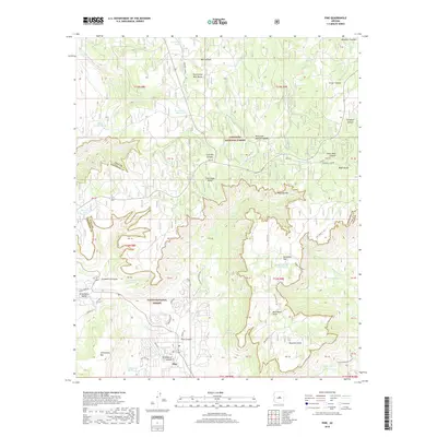 2018 Map of Pine, 2018 Print