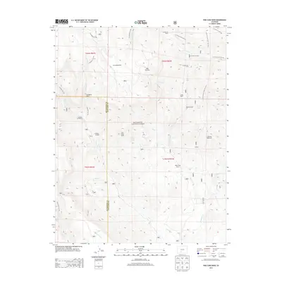 2013 Map of Pine Cone Knob, 2013 Print