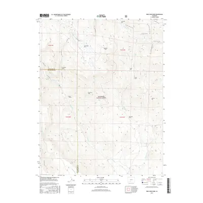 2016 Map of Pine Cone Knob, 2016 Print
