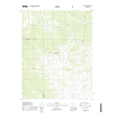 2019 Map of Pine Cone Knob, 2019 Print