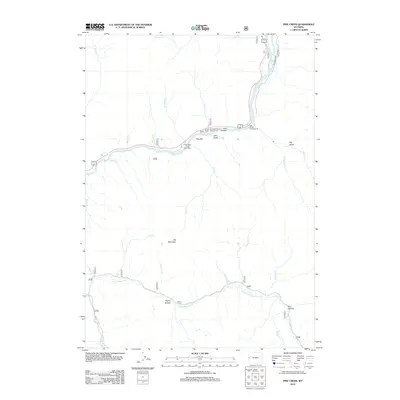 2012 Map of Pine Creek, 2012 Print