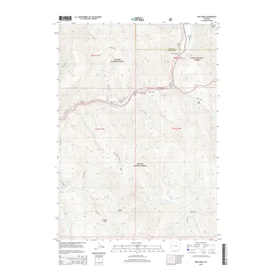 2015 Map of Pine Creek, 2015 Print