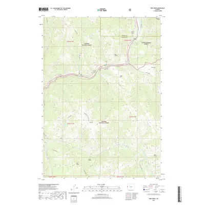 2017 Map of Pine Creek, 2017 Print