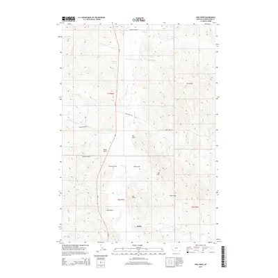 2014 Map of Pine Creek, 2014 Print