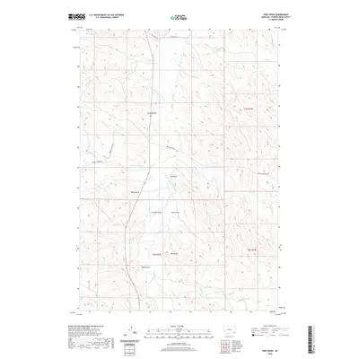 2020 Map of Pine Creek, 2020 Print