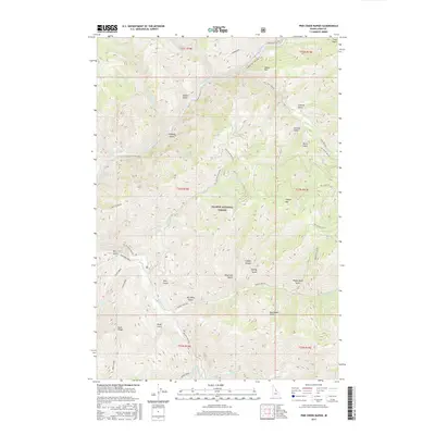 2017 Map of Pine Creek Rapids, 2017 Print