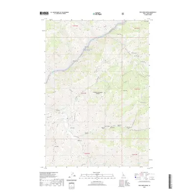 2020 Map of Pine Creek Rapids, 2020 Print