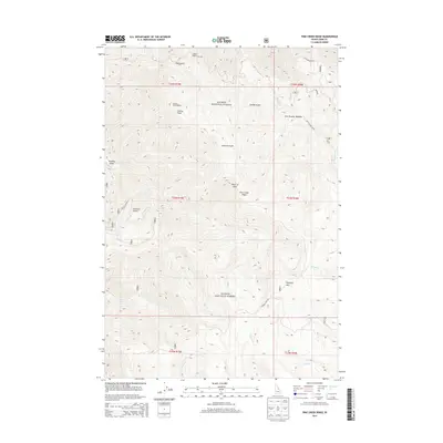 2013 Map of Pine Creek Ridge, 2013 Print