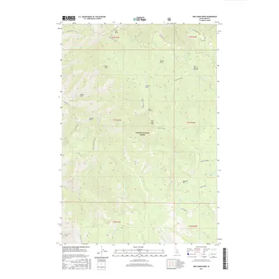 2017 Map of Pine Creek Ridge, 2017 Print
