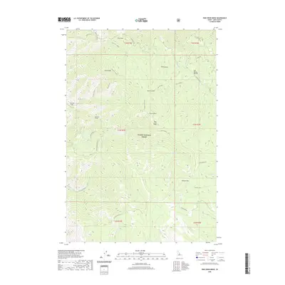 2020 Map of Pine Creek Ridge, 2020 Print